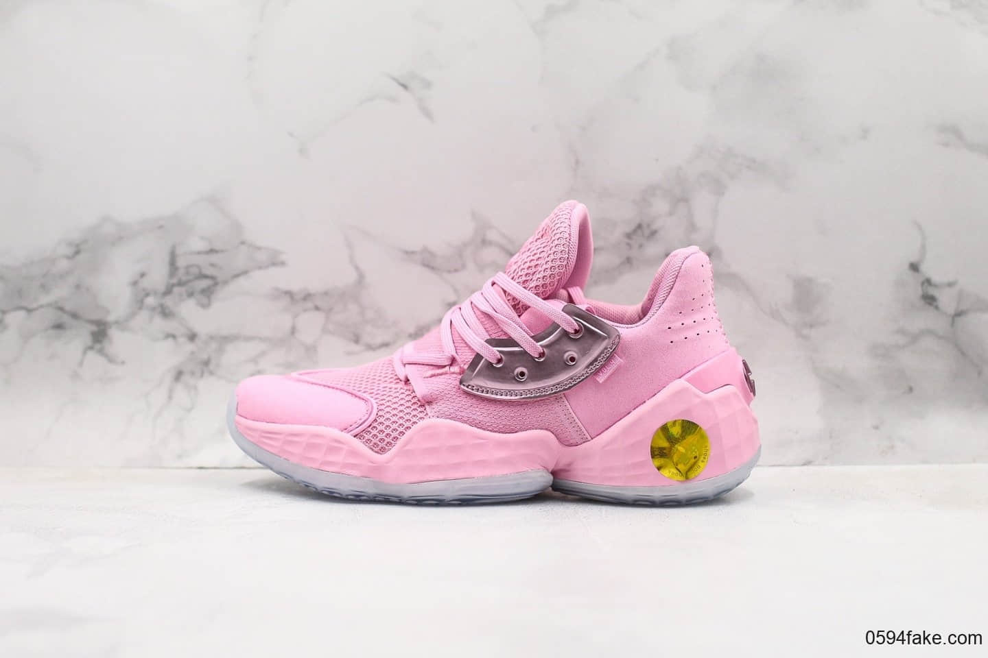 阿迪达斯Adidas Harden Vol.4.0哈登4代实战篮球鞋敏感内容粉纯原原厂缓震大底支持实战 (ID:16143) - 图片1