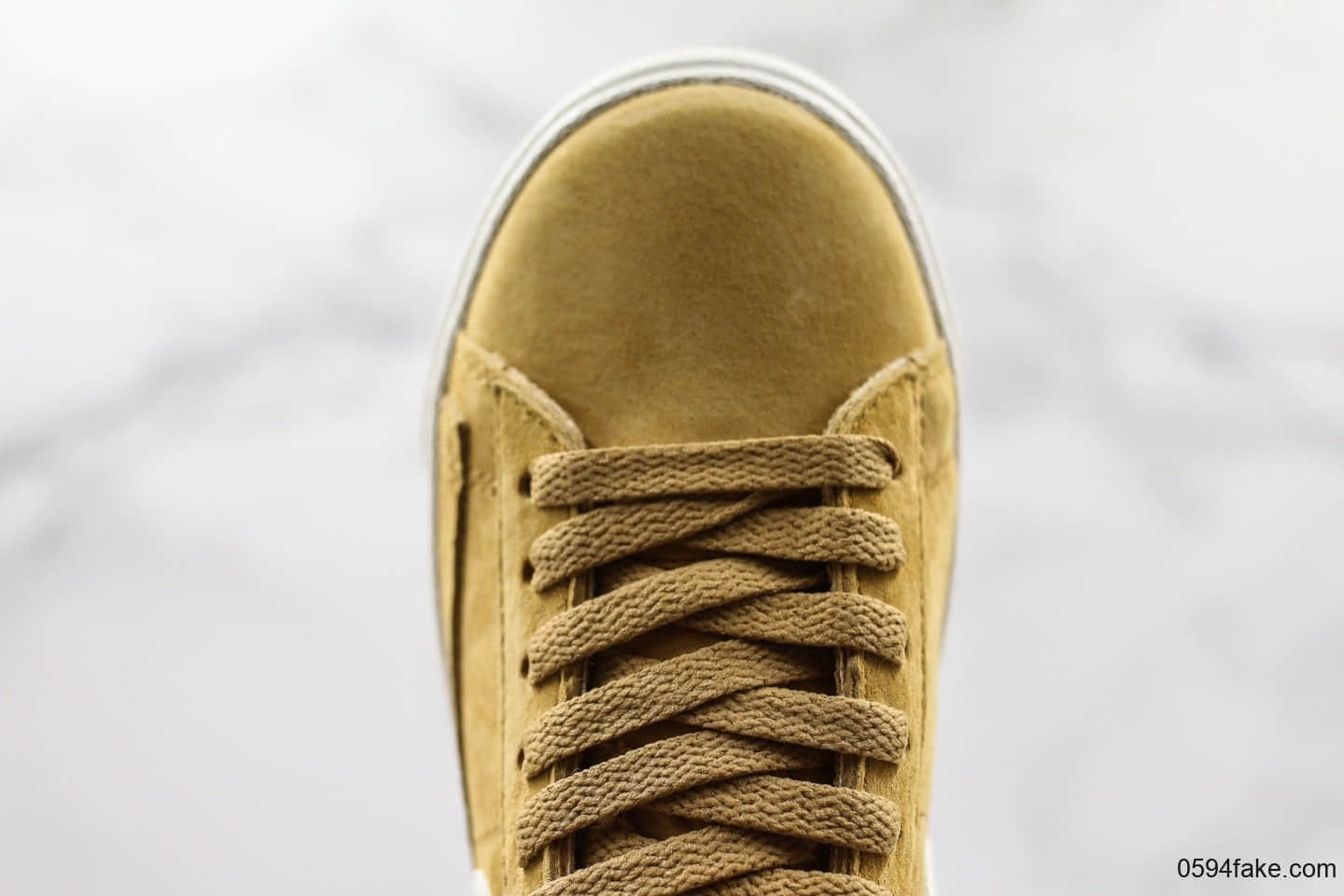 耐克Nike Blazer Mid Vintage Suede开拓者中帮休闲板鞋姜敏感内容公司级带半码 原版皮料精致质感 货号:917862-700