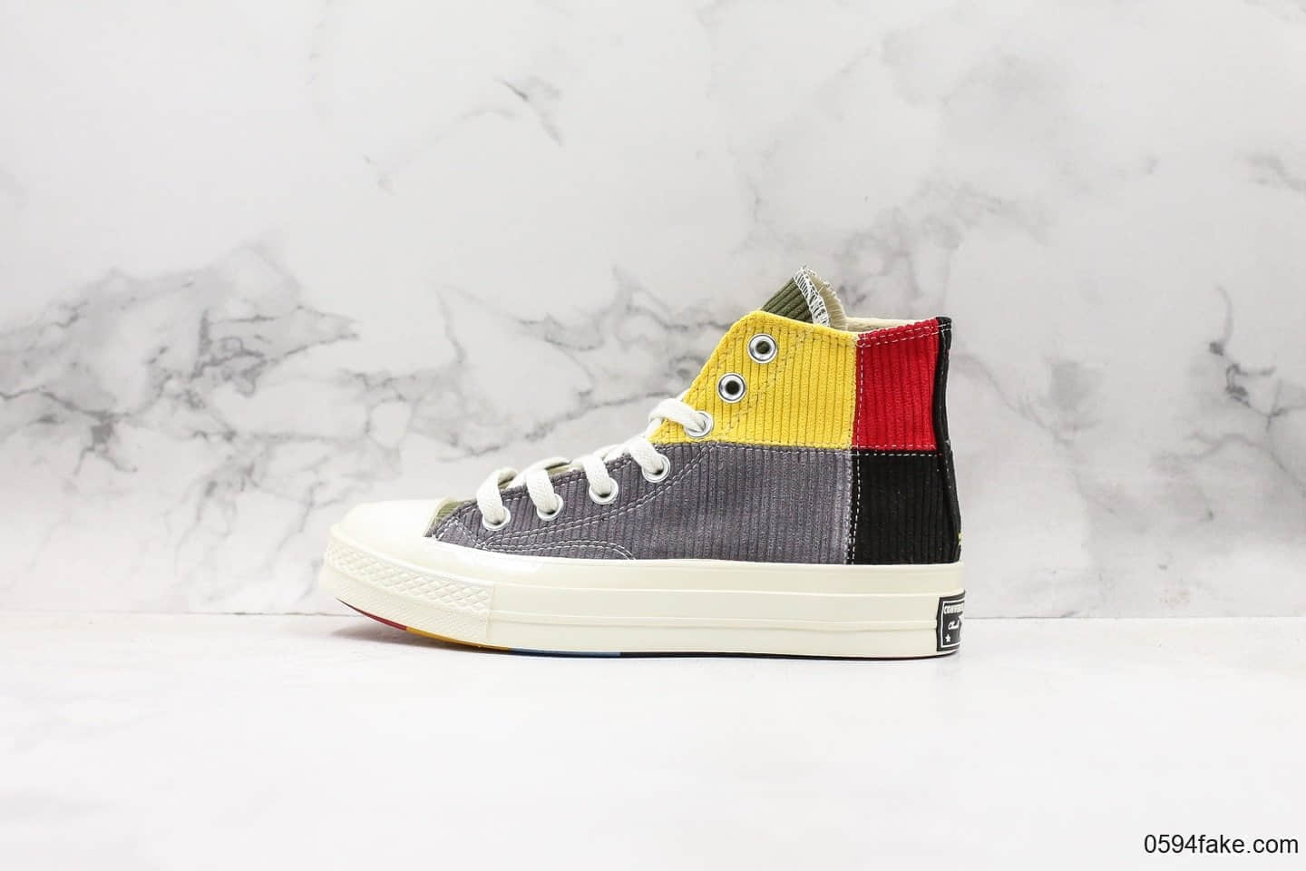 匡威offspring x Converse 1970s联名限定灯芯绒拼接色公司级真标硫化大底 (ID:16410) - 图片1