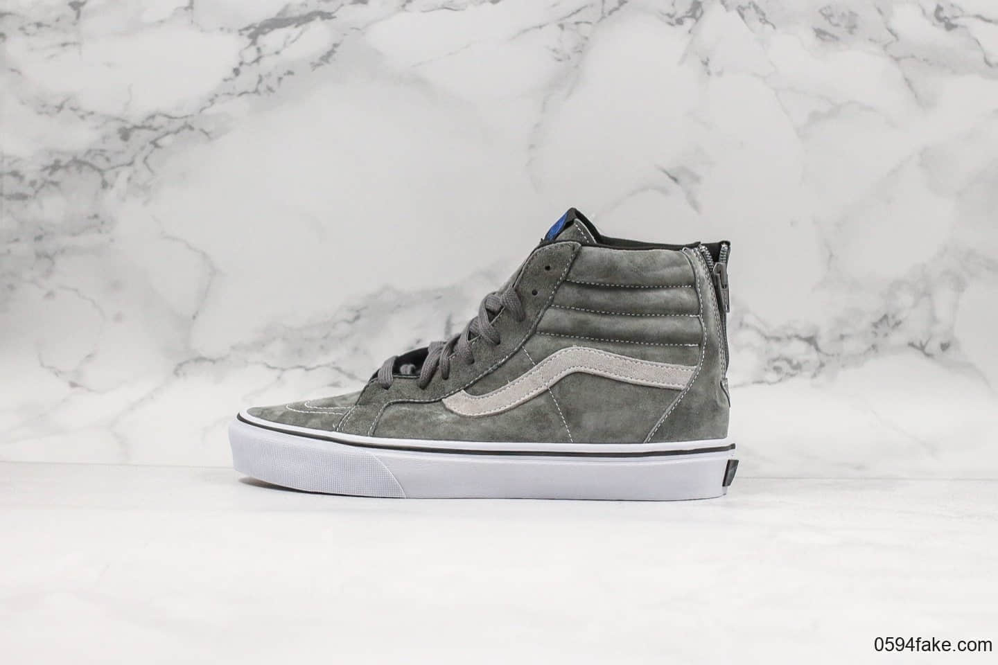 万斯Vans SK8-Hi x Madness余文乐联名款灰色高帮完美无色差全猪八戈高端材料区别市面通货版本 (ID:17131) - 图片1