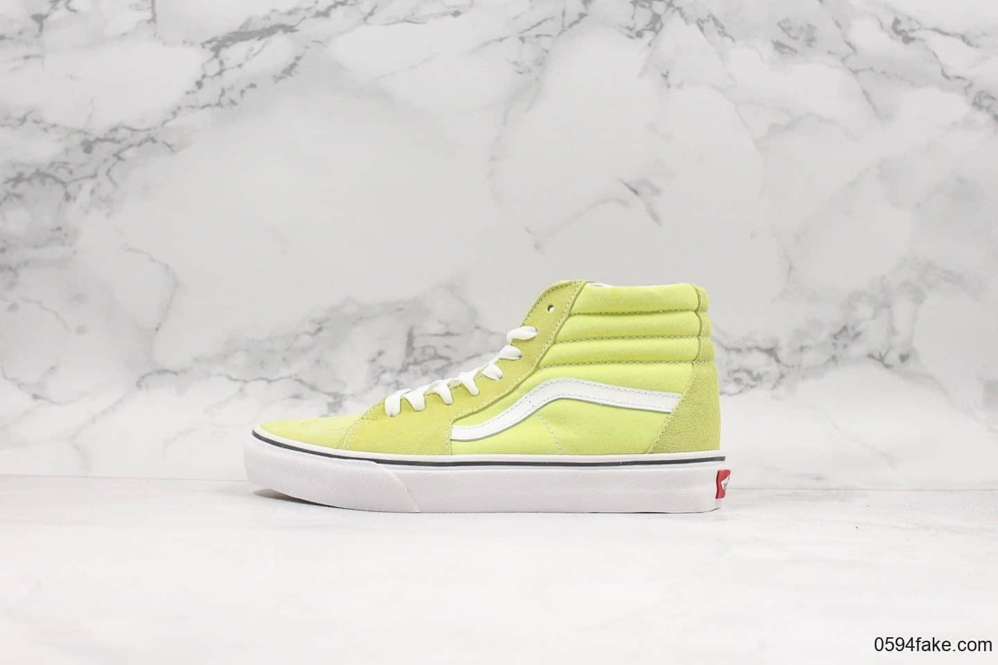 万斯Vans Vault OG SK8-Hi LX公司级版本牛油果荧光绿配色海外限定款原厂硫化 (ID:17389) - 图片1