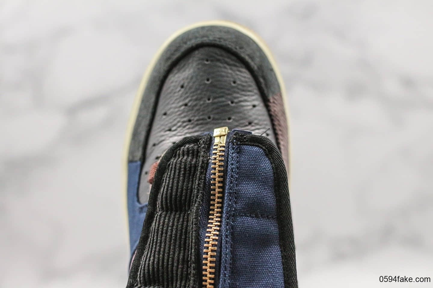 耐克Nike Air Force 1 Low ts x Travis Scott空军一号超限量联名款客供原厂灯芯绒无色差材料原模大底内置全掌气垫 货号:CN2405-900