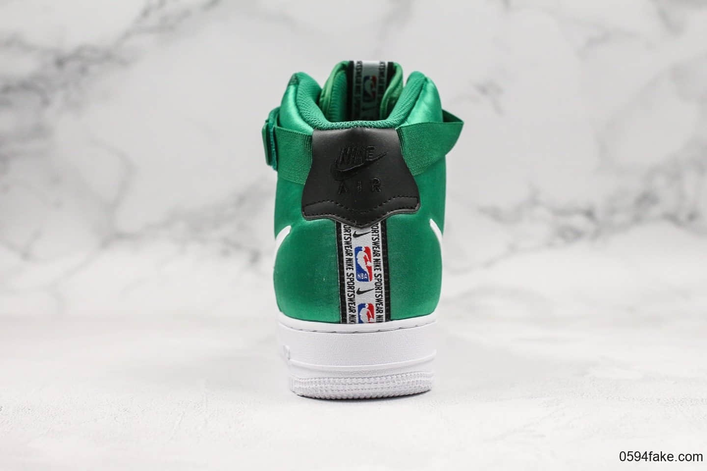 耐克Nike Air Force 1 '07 LV8 High纯原版本高帮空军一号休闲板鞋NBA限定湖人快船丝绸 货号:BQ4591-100