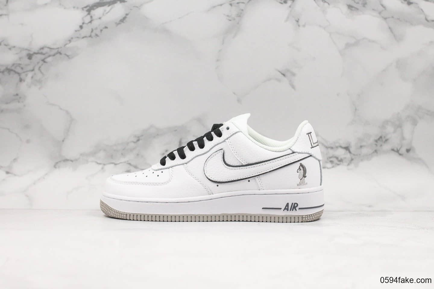 耐克Nike Air Force 1 Low Premium“Four Horsemen”空军一号PE詹姆斯限定款AF1四骑士配色公司级带半码硬质牛剖层移模革原盒原标货号：AH6818-128 (ID:17978) - 图片1