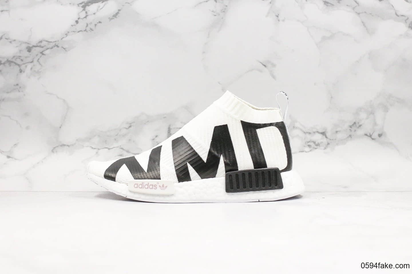 阿迪达斯Adidas NMD CS1 PK Cloud White袜子鞋纯原版本大号NMD印花原厂Boost技术 (ID:18275) - 图片1