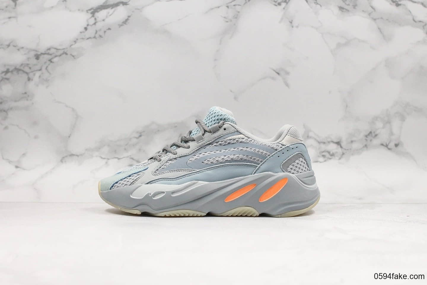 阿迪达斯adidas Yeezy Boost 700V2 Inertia纯原版本椰子700玉兔灰配色老爹鞋进口3M反光材质原厂巴斯夫大底 (ID:18347) - 图片1
