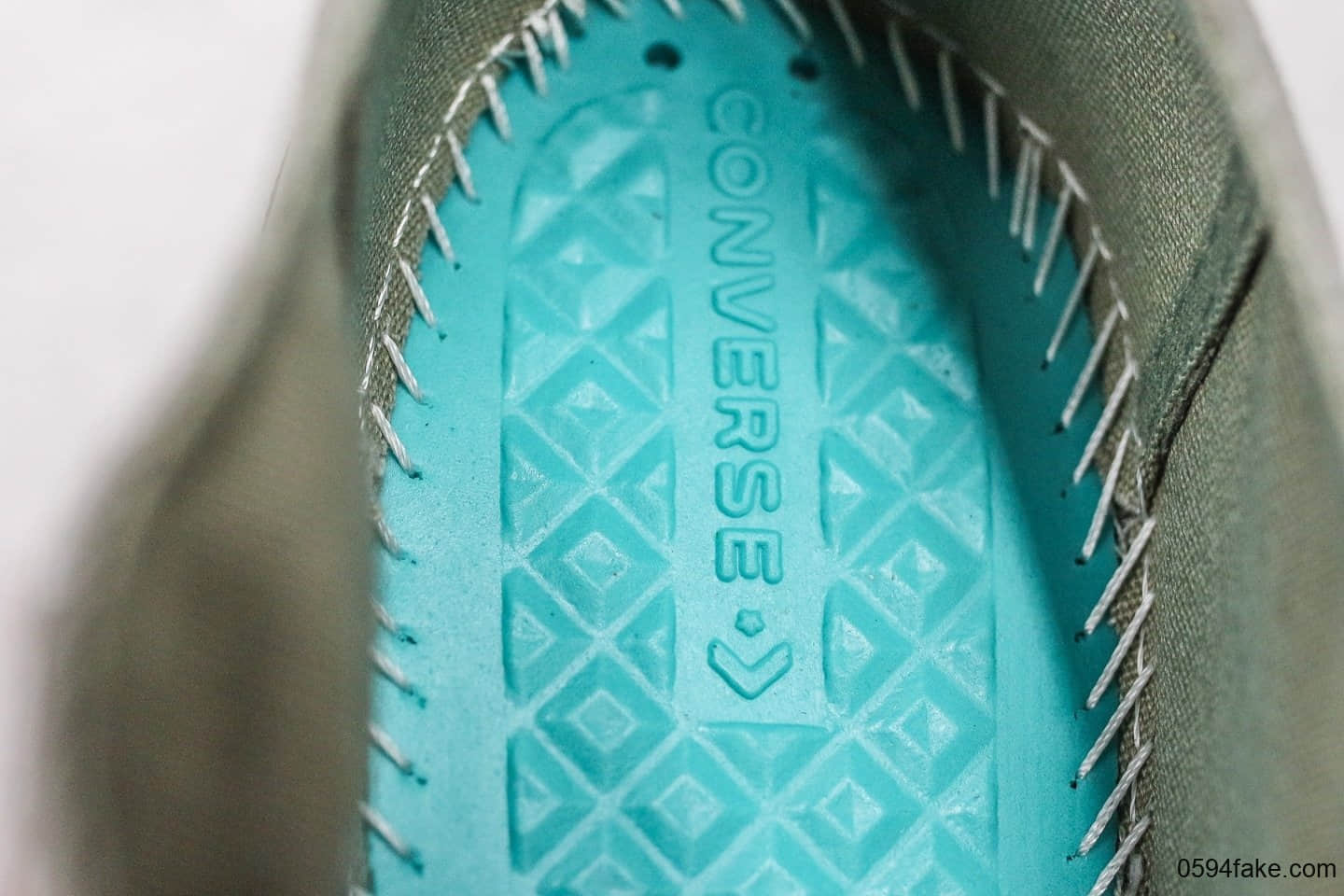 匡威Converse chuck 70低帮板鞋硬玉绿公司级带半码原厂冷硫工艺原楦开发正确蓝底 货号:165470C