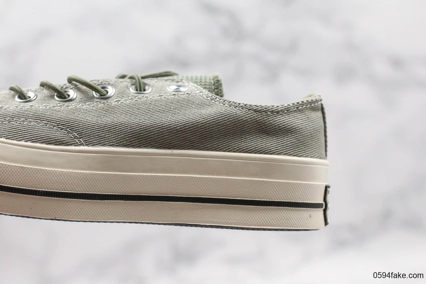 匡威Converse chuck 70低帮板鞋硬玉绿公司级带半码原厂冷硫工艺原楦开发正确蓝底 货号:165470C