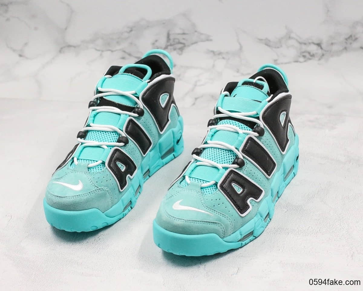 耐克Nike Air More Uptempo ’96 OG 皮蓬大R休闲运动鞋蒂芙尼绿纯原带半码原楦原档案开发版型原盒原标 货号:CN8118-400