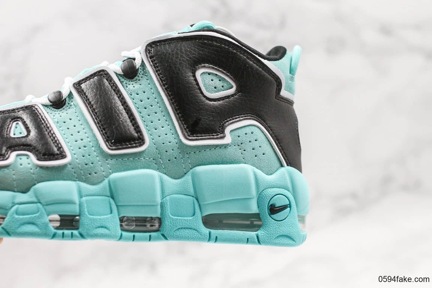 耐克Nike Air More Uptempo ’96 OG 皮蓬大R休闲运动鞋蒂芙尼绿纯原带半码原楦原档案开发版型原盒原标 货号:CN8118-400
