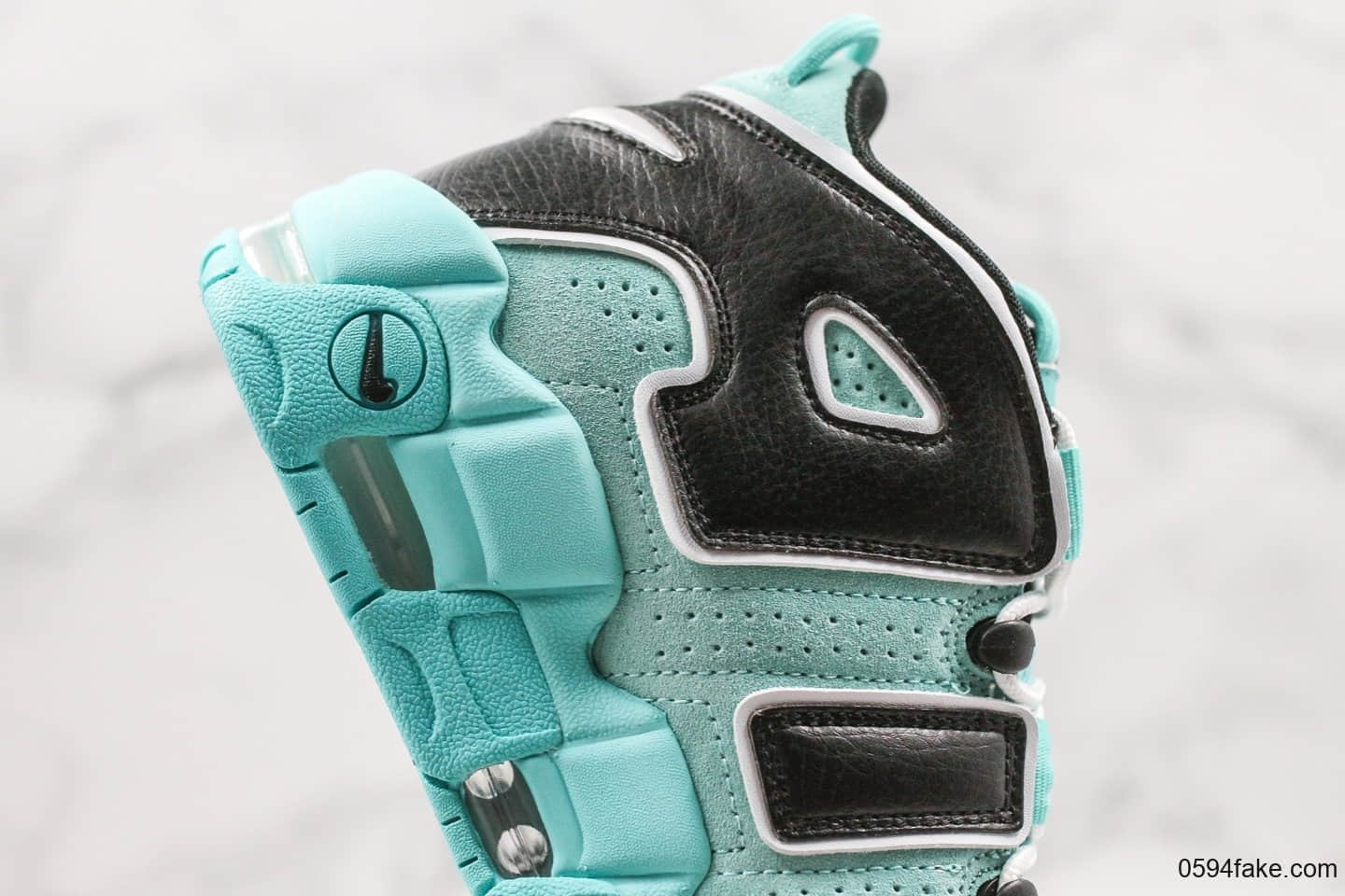 耐克Nike Air More Uptempo ’96 OG 皮蓬大R休闲运动鞋蒂芙尼绿纯原带半码原楦原档案开发版型原盒原标 货号:CN8118-400