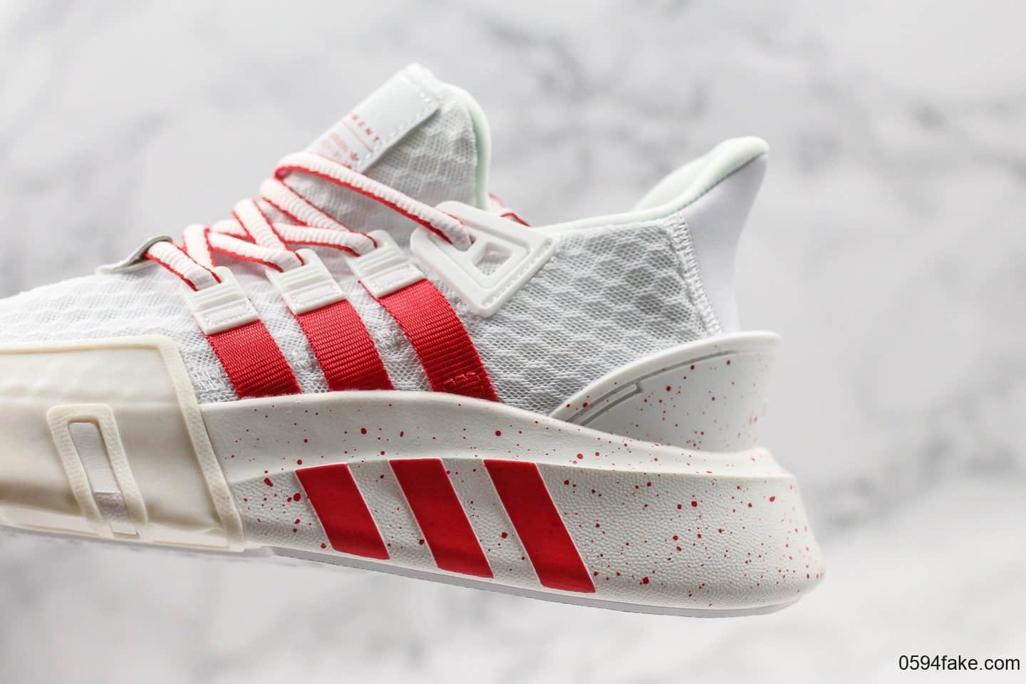 阿迪达斯adidas EQT Bask ADV 蜂窝呼吸透气运动鞋白红公司级带半码官方原鞋楦膜丽新中底原厂PU大底 货号:BD7885