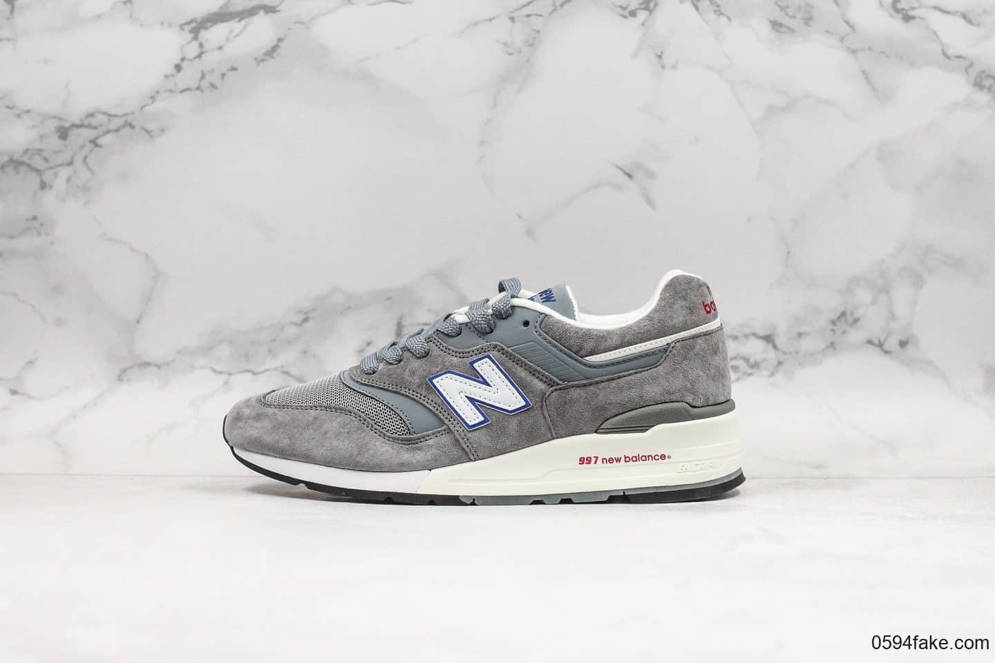 新百伦New Balance 997纯原版本美产灰蓝配色NB997内置缓震芯片完美工艺正确3M反光材料 (ID:19012) - 图片1