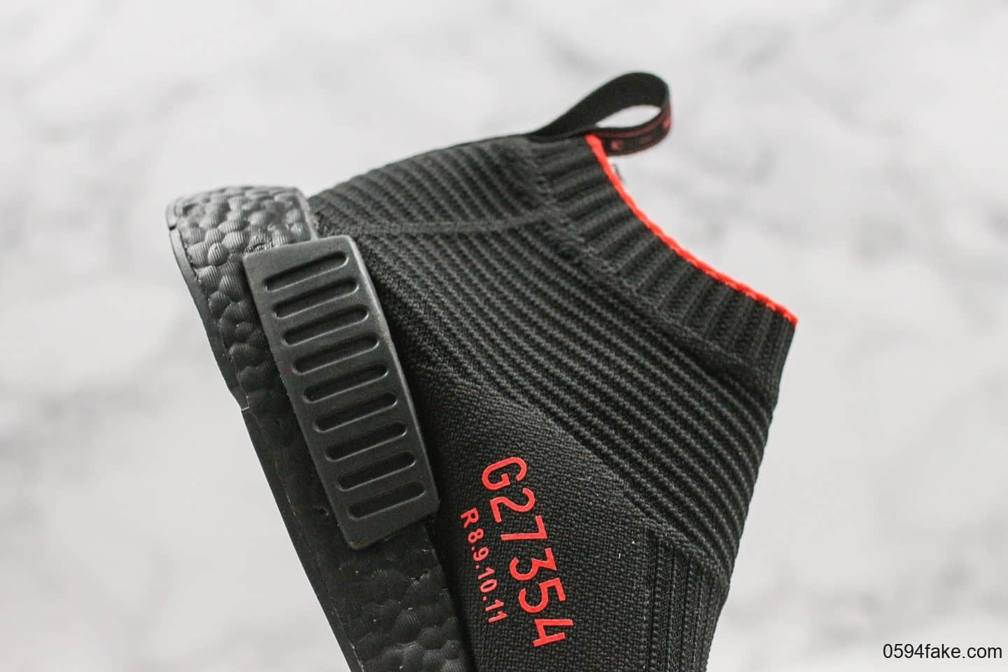 阿迪达斯Adidas NMD CS1 PK Cloud Black纯原版本NMD跑步鞋搭载Boost技术黑色EVA中底敏感内容经典袜子鞋 货号:G27354