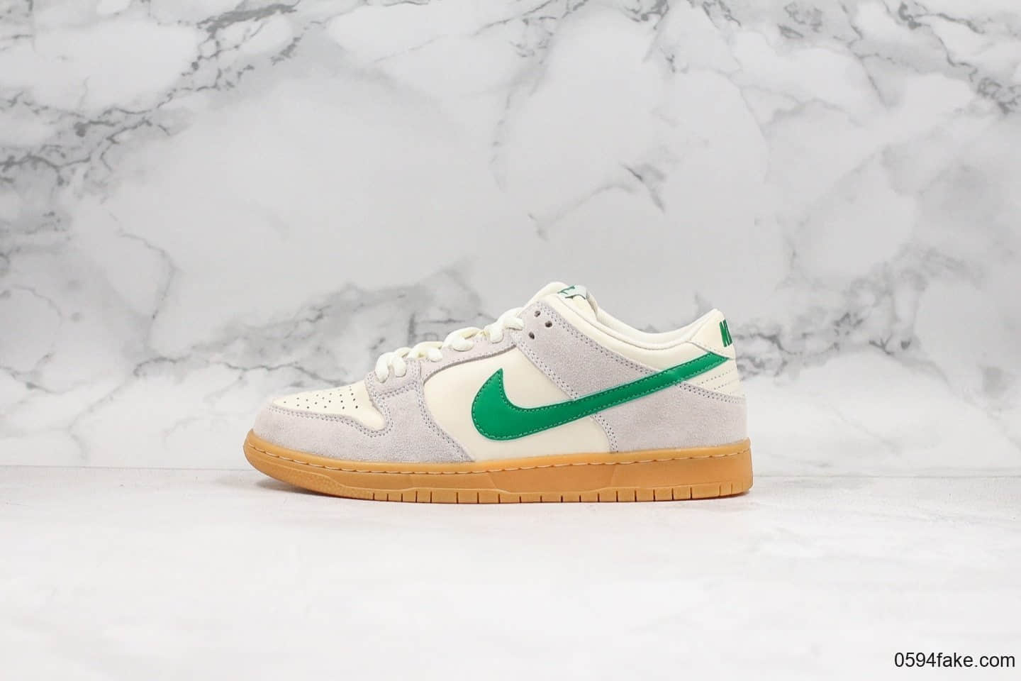 耐克Nike SB Dunk Low Pro纯原版本复古白绿配色SB DUNK原厂头层原盒原标区别市面通货版本 (ID:19297) - 图片1