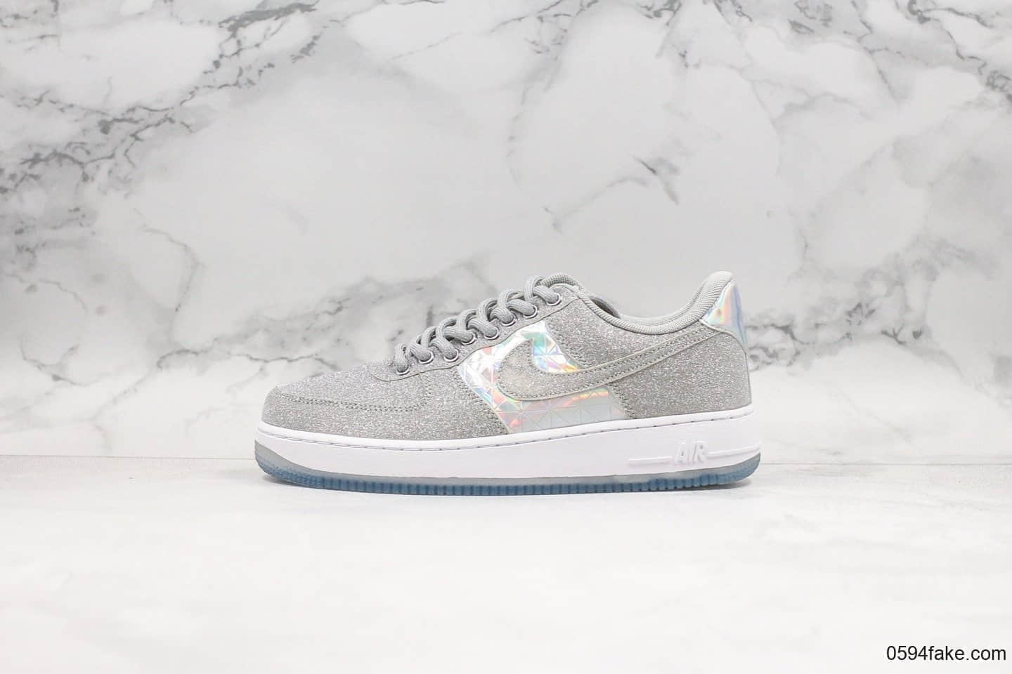 耐克NIKE AIR FORCE1 REBEL XX纯原版本乙亥年空军一号低帮闪银配色原厂数据档案开发 (ID:19305) - 图片1