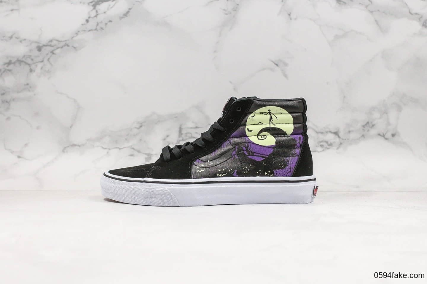万斯Vans SK8-Hi公司级版本2019圣诞日万圣日官方爆款高帮联名圣诞夜惊魂系列 (ID:19518) - 图片1