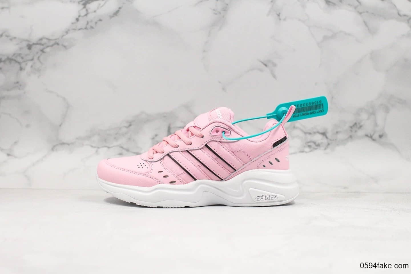 阿迪达斯Adidas Men’s Strutter Running Shoes公司级版本三叶草新款轻便老爹鞋粉色 (ID:19550) - 图片1