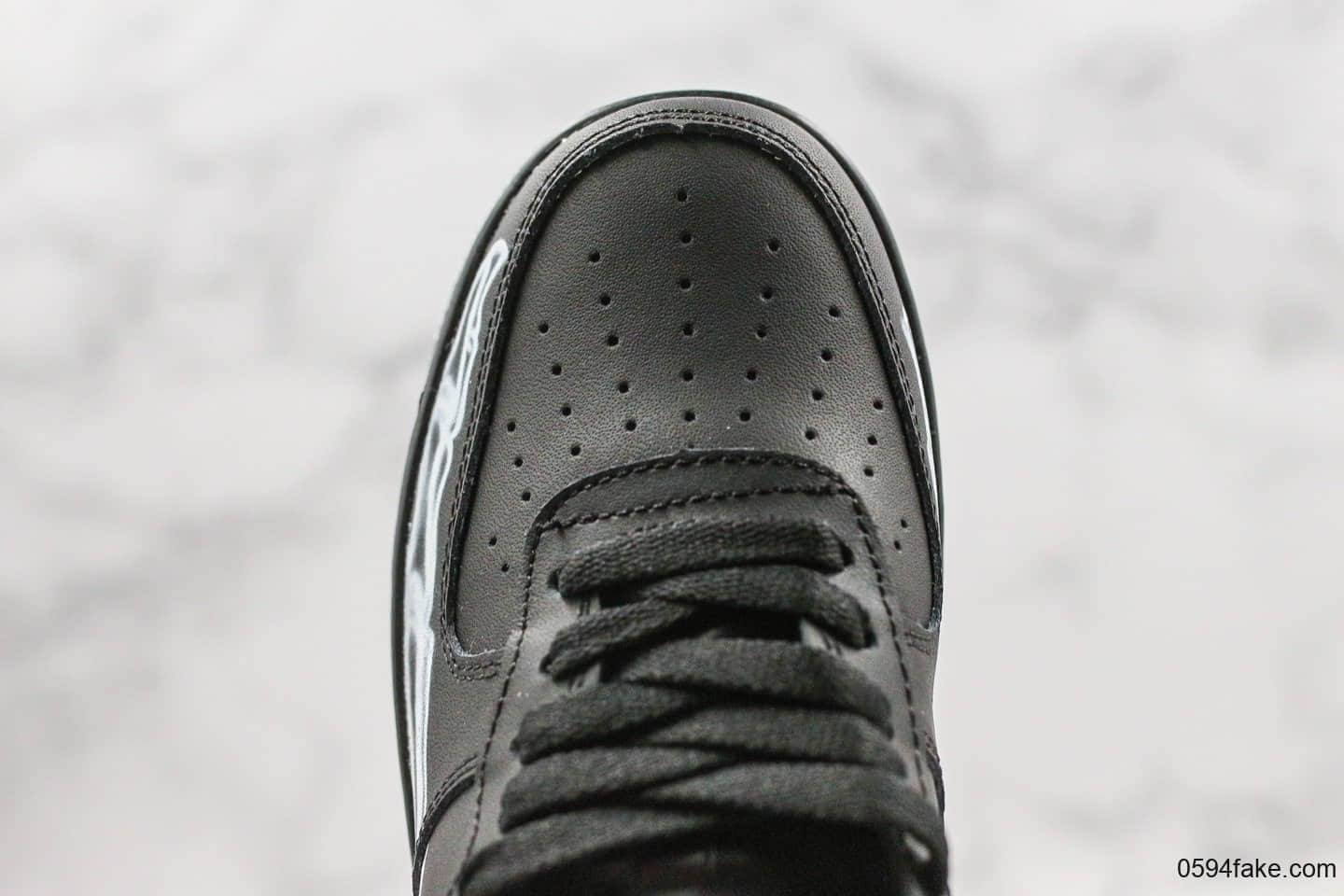 耐克Nike Air Force 1 “Skeleton”空军一号AF1低帮休闲板鞋万圣节黑色敏感内容骨骼公司级带半码原鞋开发加持夜光大底 货号：BQ7541-101