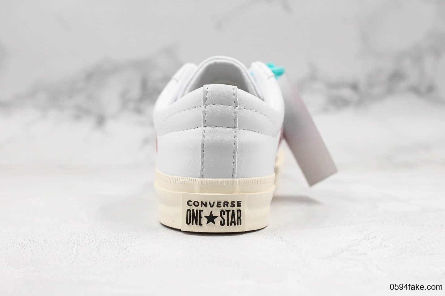 匡威Converse One Star Suede OX“Grey White”一星系列低帮板鞋皮白蓝红公司级正确PU硅蓝中底原厂硫化工艺 货号:163758C
