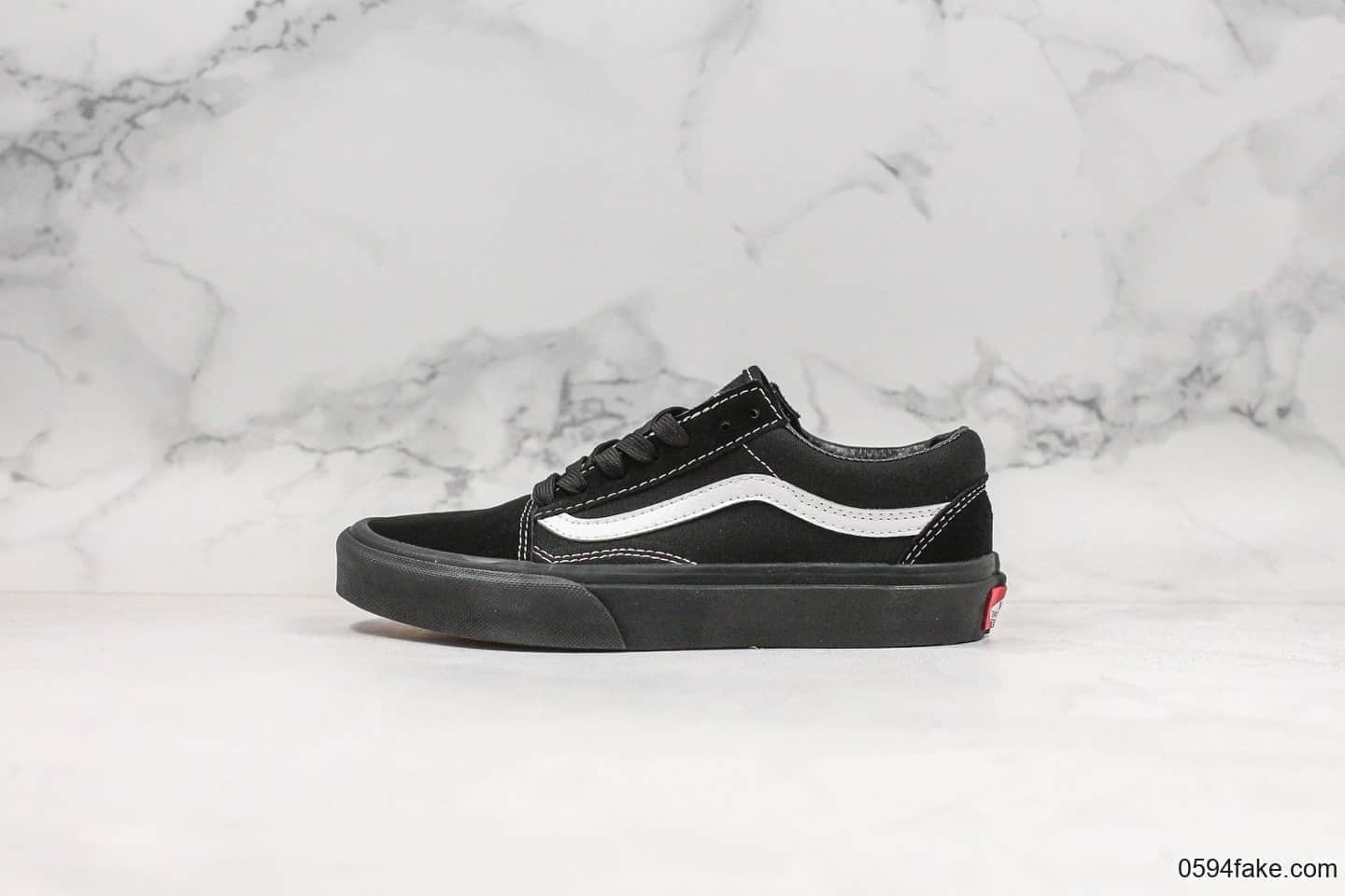 万斯Vans old skool公司级版本全新一代低帮黑武士硫化板鞋原厂硫化底原厂鞋底钢印区别市面通货版本 (ID:20103) - 图片1