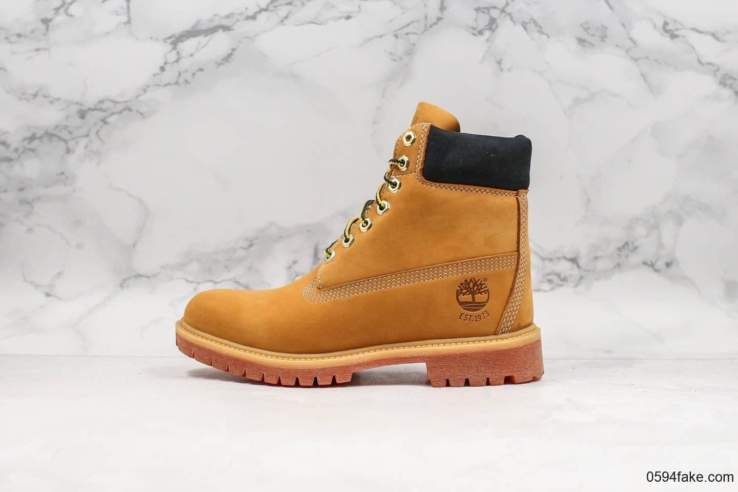 天伯伦Timberland添柏岚45周年超强限定款纯原版本经典防水大黄靴原档案数据开发量产全新工艺升级配备ZP套件细节完美复原 货号:A1VXW