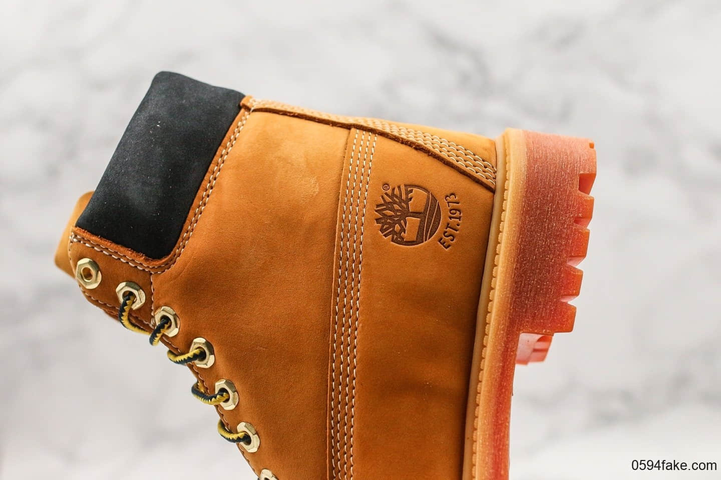 天伯伦Timberland添柏岚45周年超强限定款纯原版本经典防水大黄靴原档案数据开发量产全新工艺升级配备ZP套件细节完美复原 货号:A1VXW