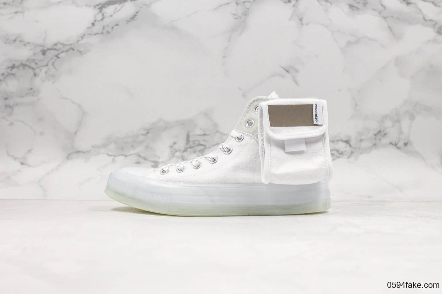 匡威Converse x Lay Zhang Chuck 70纯原版本张艺兴联名款口袋水晶底匡威帆布鞋硫化分离组合工艺区别冷沾一体通货 (ID:21009) - 图片1