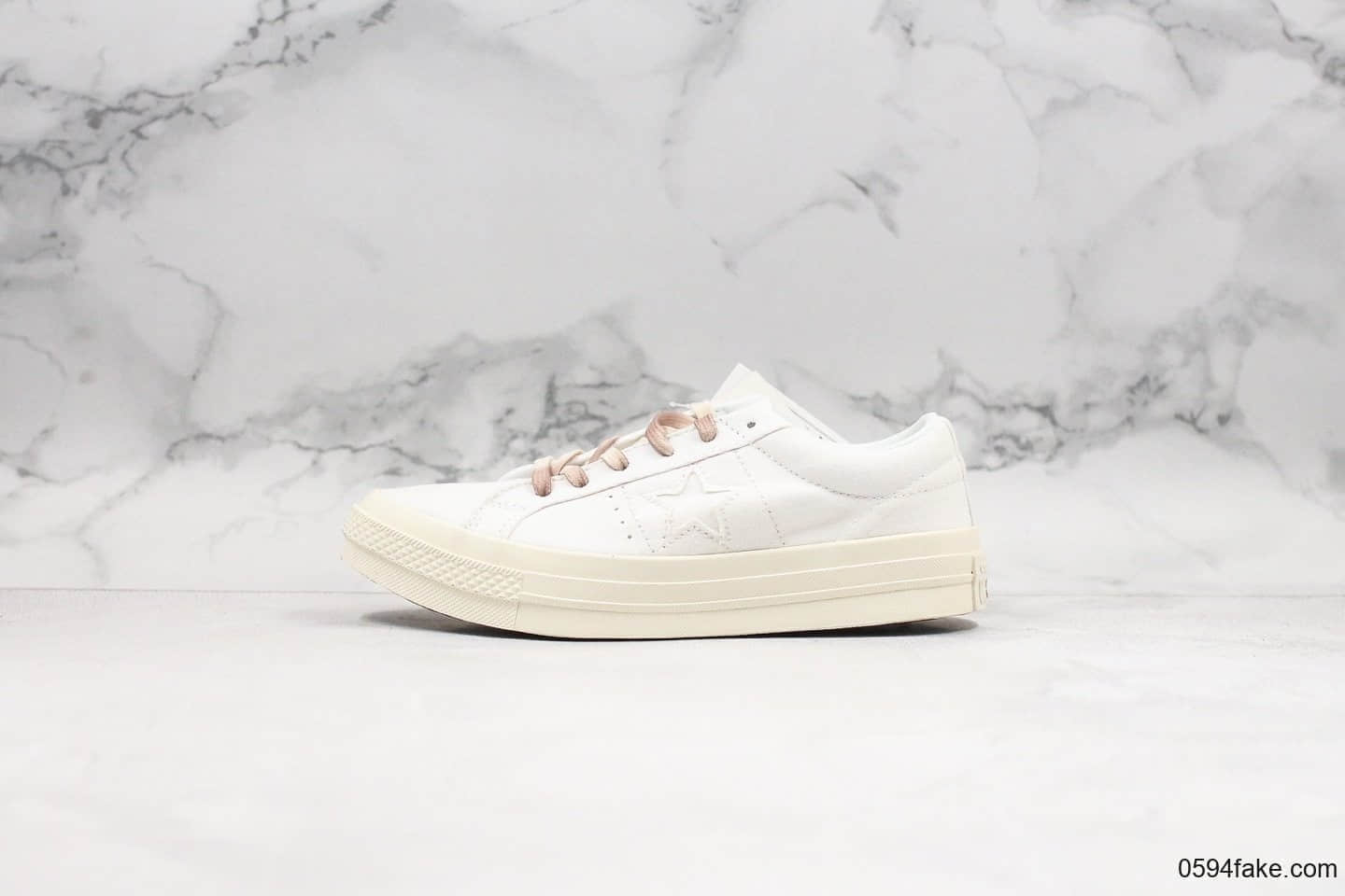匡威Converse One Star公司级木村一星渐变鞋带秋冬款低帮磨砂布面拼接市面最高工艺原厂硫化大底 (ID:21332) - 图片1