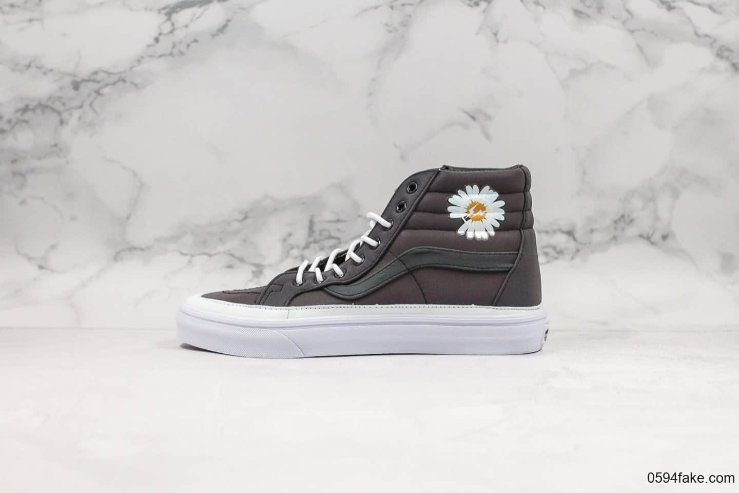 万斯Vans SK8-Hi x GD PMO权志龙同款公司级版本藤原浩闪电夜魔侠变色龙小雏菊高帮滑板鞋 (ID:21340) - 图片1