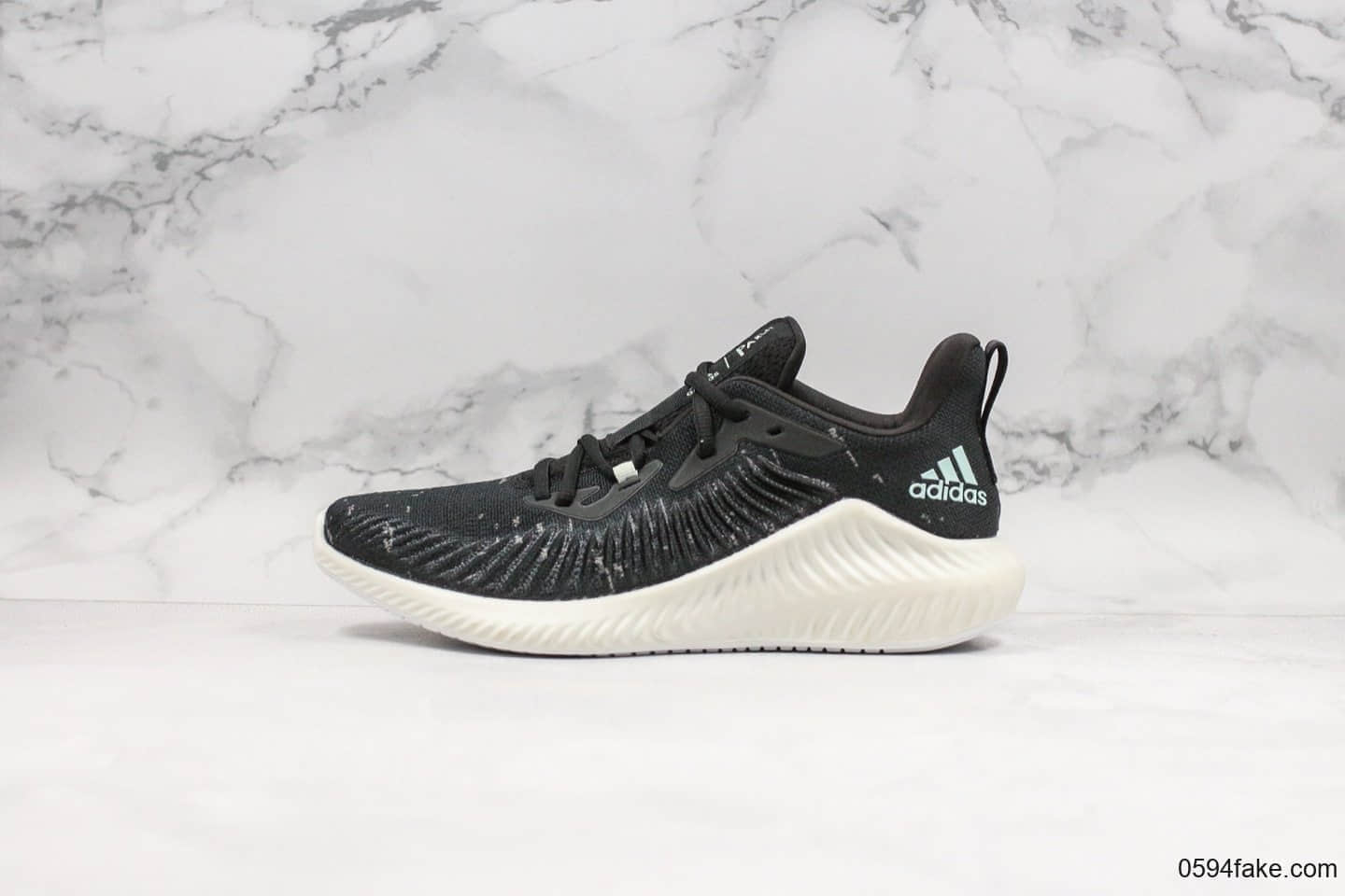 阿迪达斯Adidas AlphaBounce阿尔法雪花黑纯原版本天猫指定订单原盒原标市售最高版本原厂渠道货源 (ID:21357) - 图片1