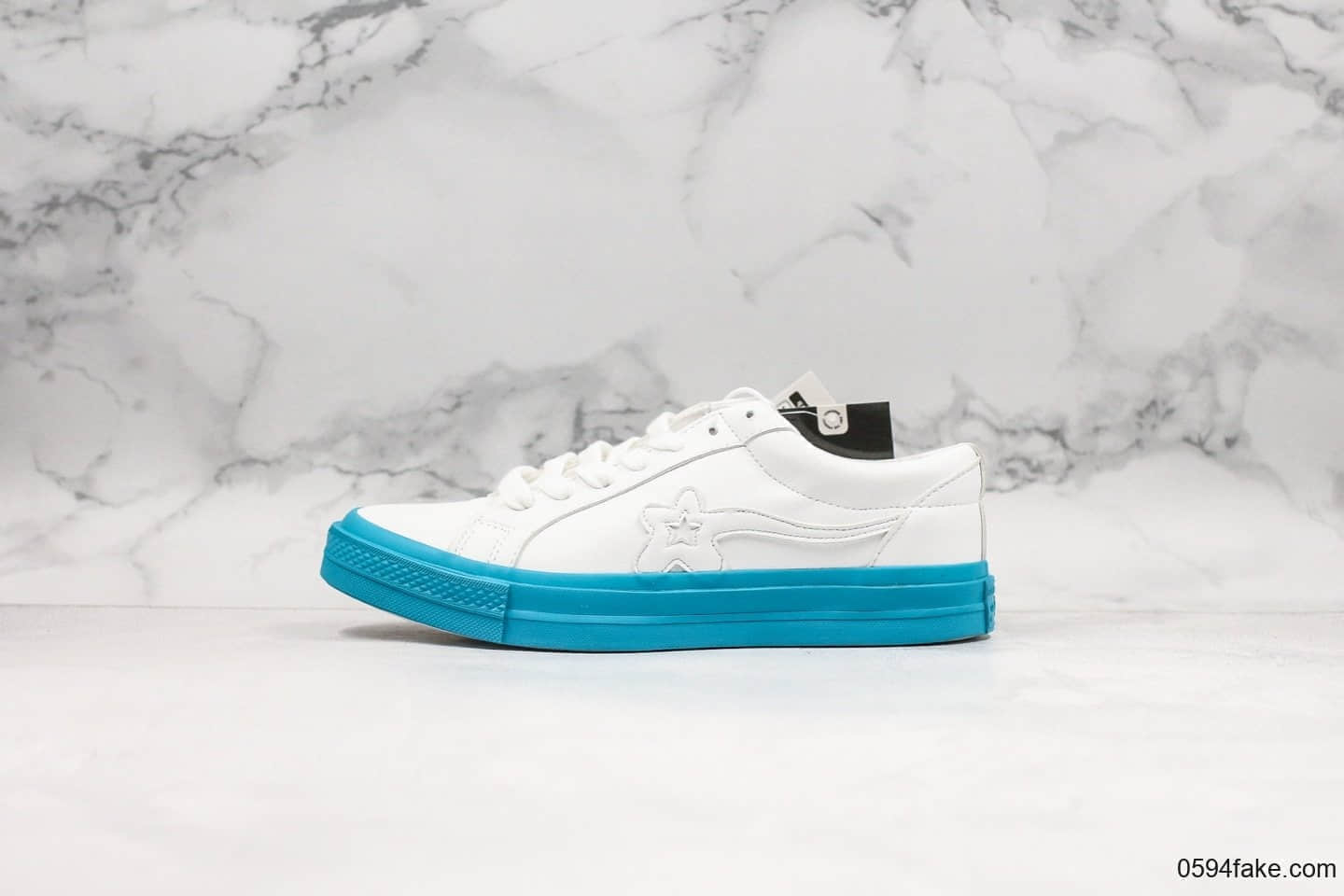 匡威CONVERSE x Tyler the Creator Golf Le Fleur COLOR BLOCK公司级天蓝底小花独家出货正确硅蓝PU中底原档案数据开发 (ID:21461) - 图片1
