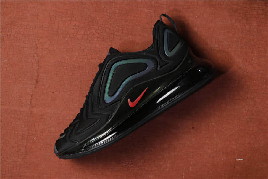 Nike Air Max 720炫彩黑 耐克真标高品质全掌炫彩气垫原厂大底 (ID:2171) - 图片1