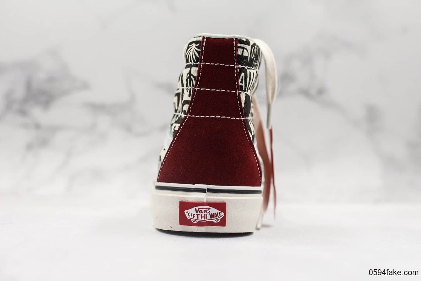 万斯Vans Sk8-Hi公司级版本小红书爆款红校车印花经典高帮帆布鞋 货号:VN0A3MV1VSF