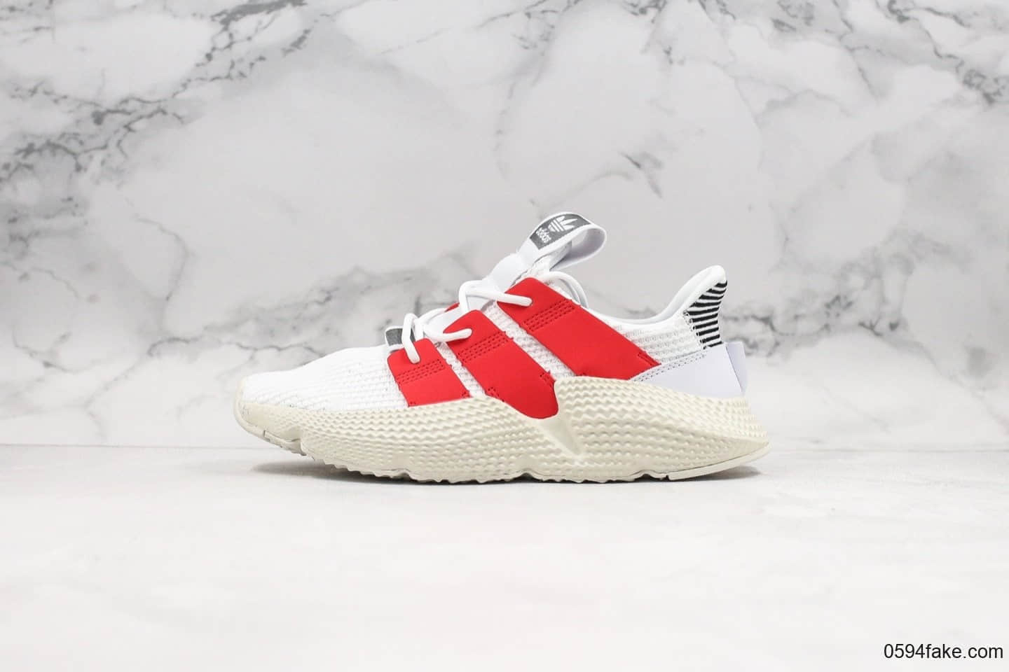 阿迪达斯Adidas Originals Prophere纯原版本恐惧鲨鱼刺猬白红配色全新改版鞋面材质增加TPU饰条转印 货号:FU9263