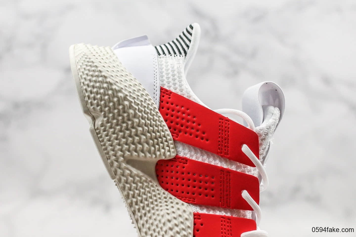 阿迪达斯Adidas Originals Prophere纯原版本恐惧鲨鱼刺猬白红配色全新改版鞋面材质增加TPU饰条转印 货号:FU9263