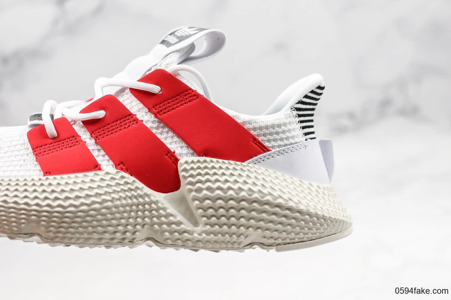 阿迪达斯Adidas Originals Prophere纯原版本恐惧鲨鱼刺猬白红配色全新改版鞋面材质增加TPU饰条转印 货号:FU9263