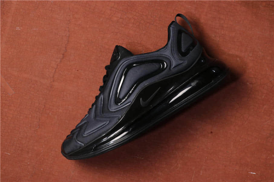 NIKE Air Max 720全黑 耐克真标高品质全掌全黑气垫缓震Max 720 (ID:2217) - 图片1