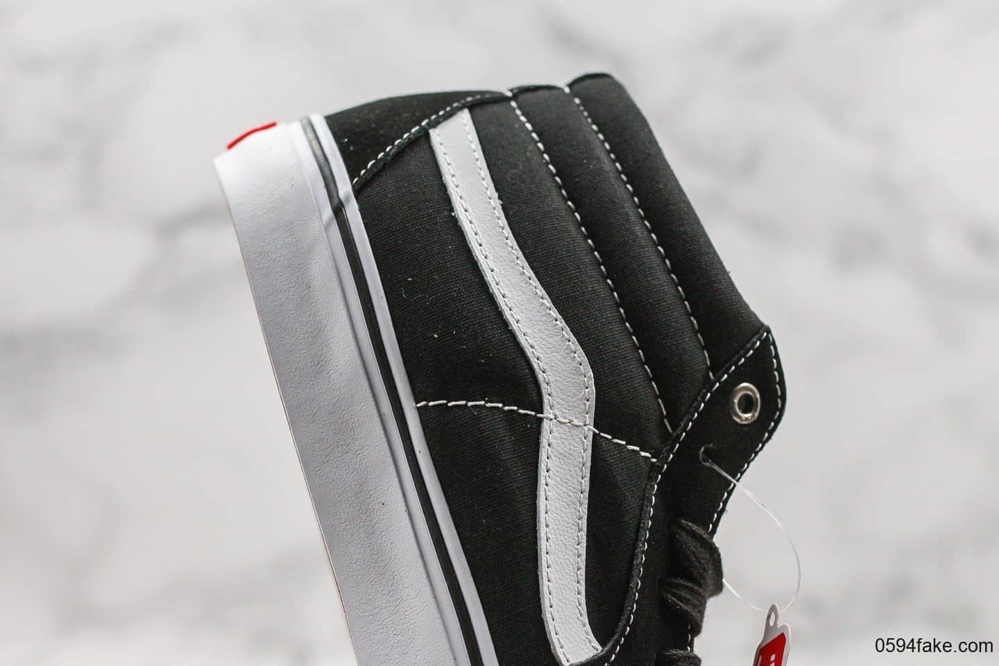万斯VANS SK8-Mid PRO公司级版本经典高帮中性滑板鞋原档案数据开发原盒原标原厂硫化工艺 货号:VN0A347UY28