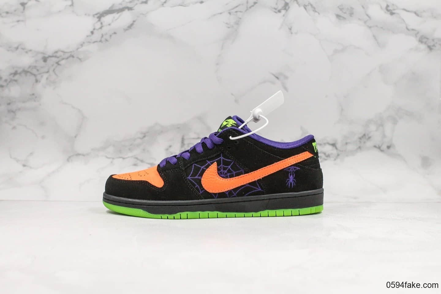 耐克Nike SB Dunk Low Night of Mischief纯原版本DUNK万圣节配色原装原盒版本内置气垫原档案数据开发低帮板鞋 货号:BQ6817-006