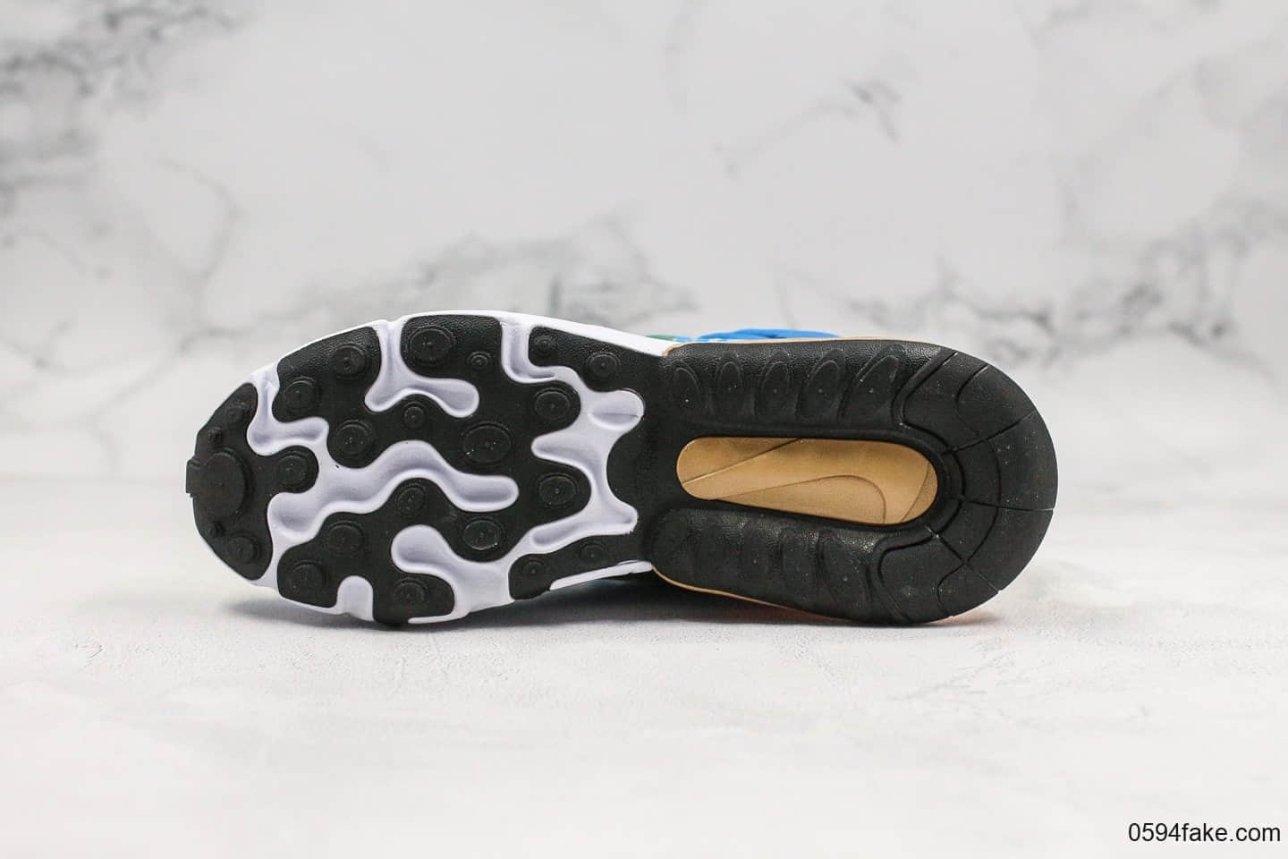 耐克Nike Air Max 270 SE纯原版本max270混合科技白蓝配色3M反光后半掌可视气垫原盒原标 货号：敏感内容6870-401
