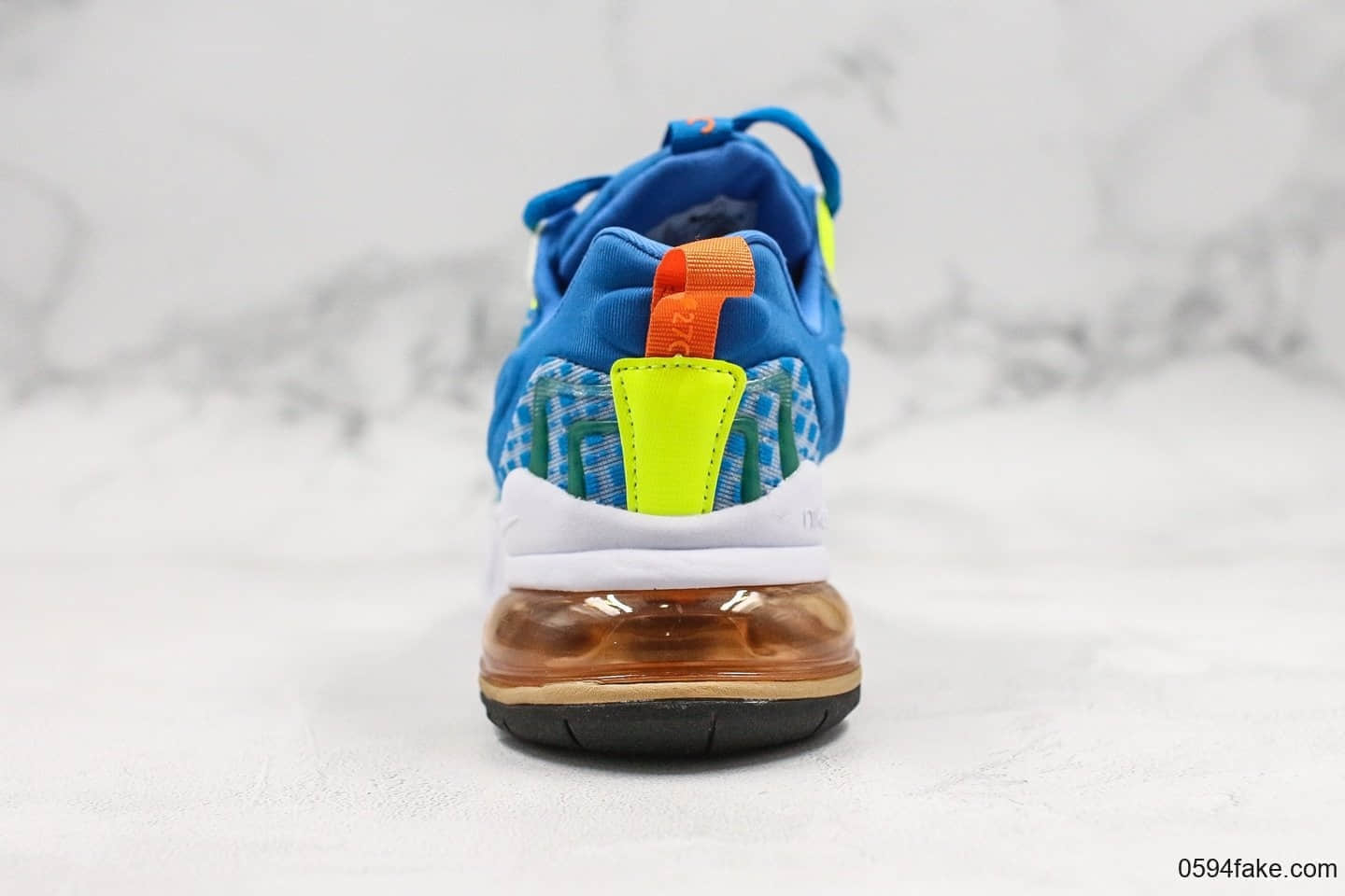 耐克Nike Air Max 270 SE纯原版本max270混合科技白蓝配色3M反光后半掌可视气垫原盒原标 货号：敏感内容6870-401