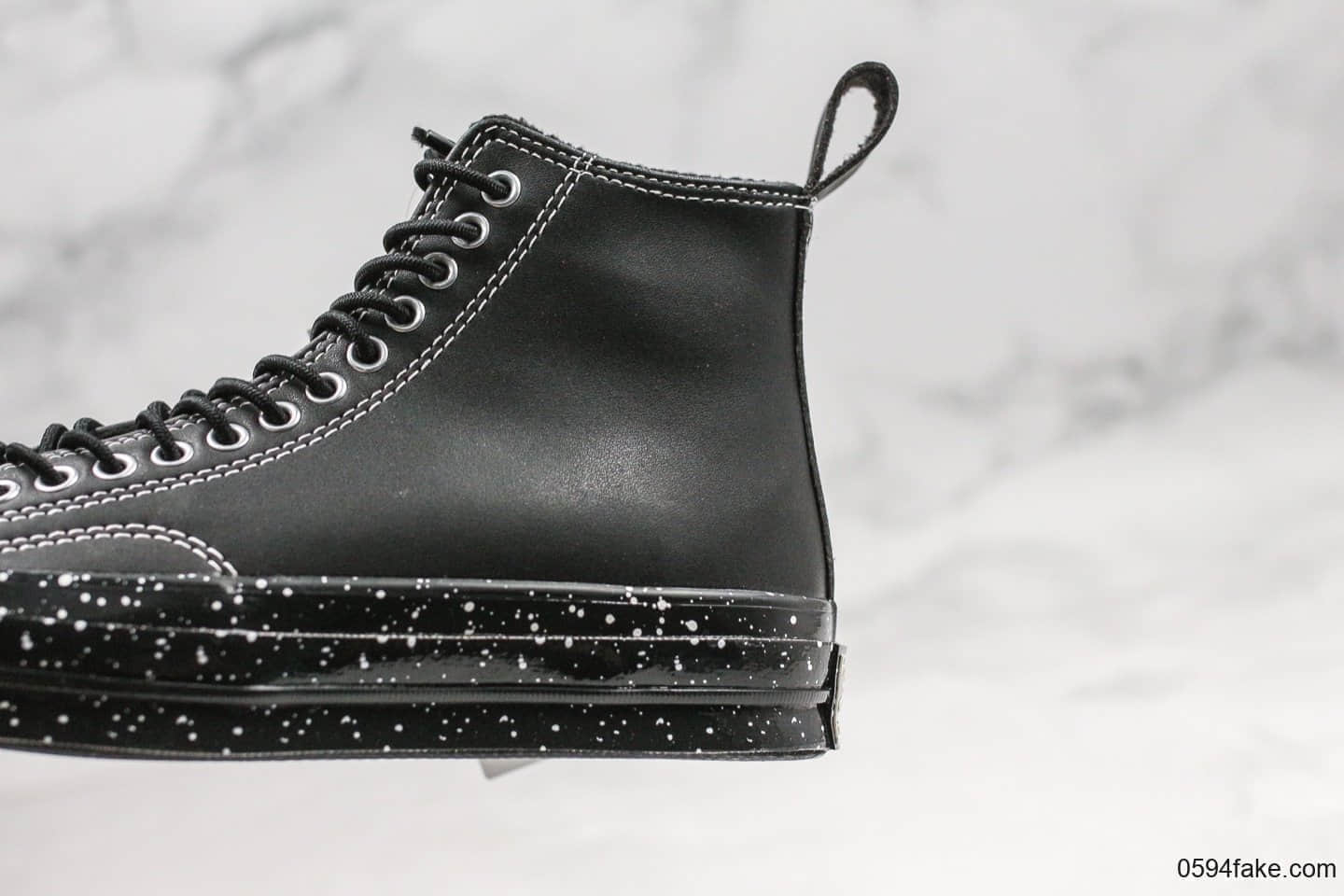 匡威Converse 1970S公司级版本奥利奥麦旋风神仙黑配色原档案数据开发原厂硫化大底双围条软硅蓝中底 货号:166280C