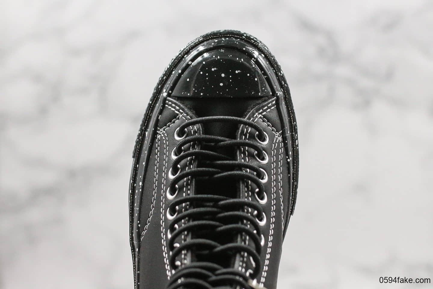 匡威Converse 1970S公司级版本奥利奥麦旋风神仙黑配色原档案数据开发原厂硫化大底双围条软硅蓝中底 货号:166280C