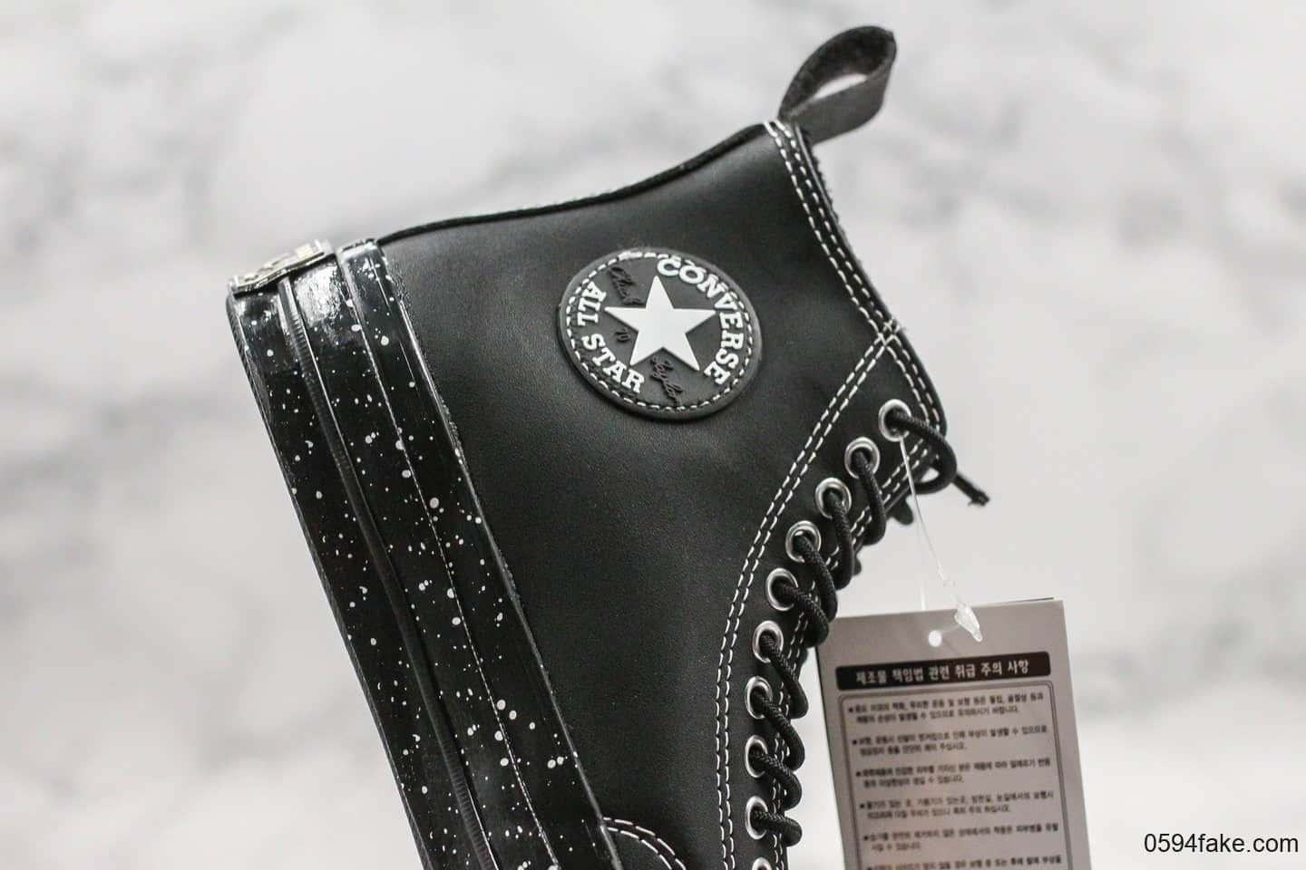 匡威Converse 1970S公司级版本奥利奥麦旋风神仙黑配色原档案数据开发原厂硫化大底双围条软硅蓝中底 货号:166280C