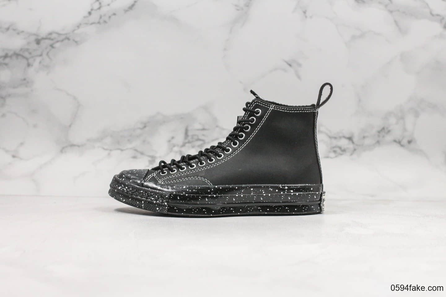 匡威Converse 1970S公司级版本奥利奥麦旋风神仙黑配色原档案数据开发原厂硫化大底双围条软硅蓝中底 货号:166280C
