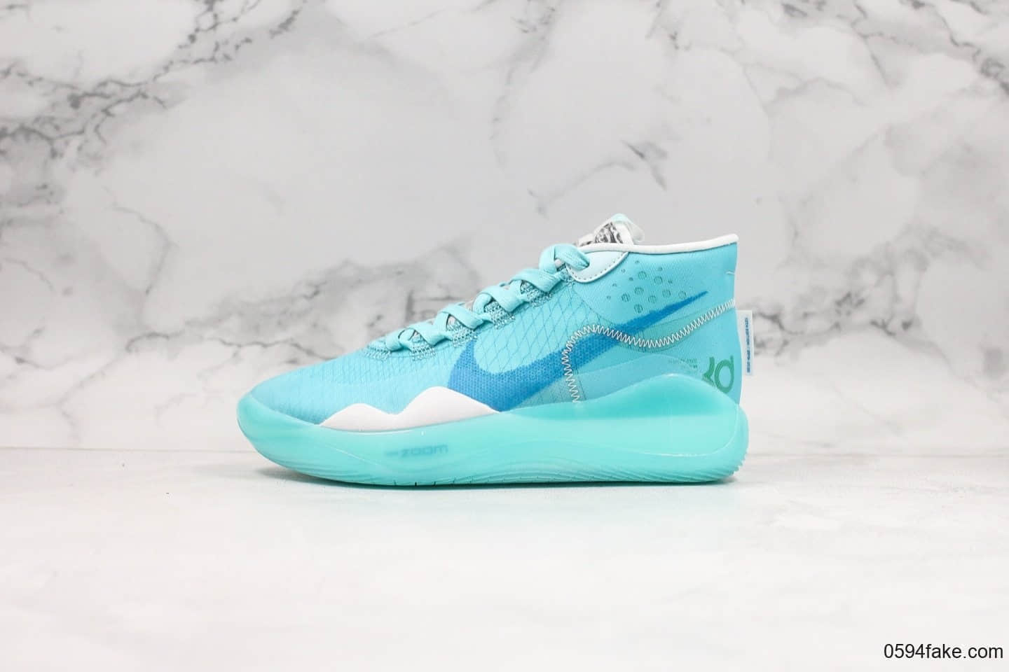 耐克Nike Zoom KD12 EP SJX纯原版本杜兰特12代蓝色内置双层ZOOM气垫支持高强度实战 (ID:22751) - 图片1
