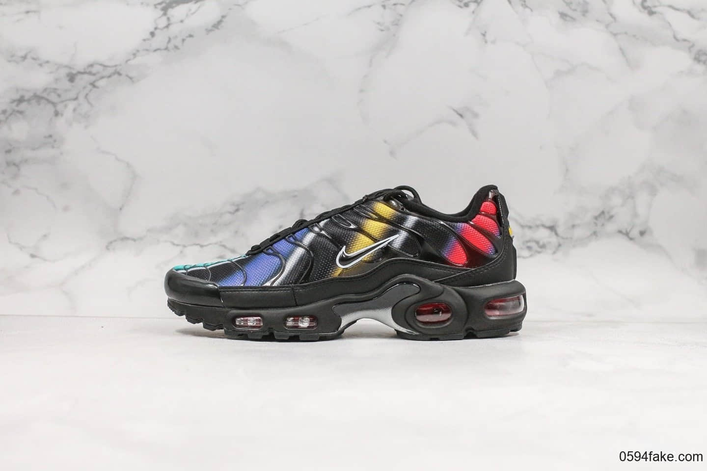 耐克Nike Air Max PLUS TXT纯原版本复古气垫运动鞋彩色内置可视气垫原档案数据开发打造敏感内容眼3D视觉 货号:918240-023