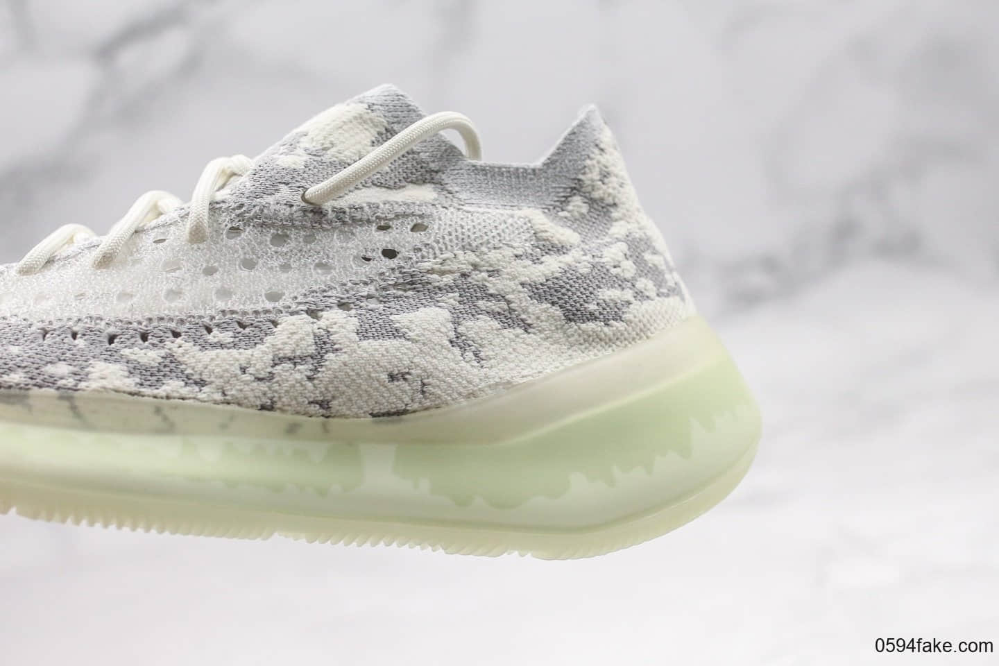阿迪达斯Adidas Yeezy Boost 380 V3 Alien公司级版本雪花斑点外星人侃爷联名款叶子380V3原厂boost中底原档案数据开发 货号:FV3260