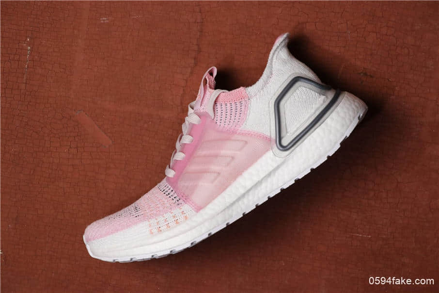 Adidas Ultra Boost 19 W 阿迪达斯UB5.0白粉色公司级高品质巴斯夫爆米花 (ID:2346) - 图片1
